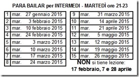 calendario Intermedi