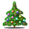 albero natale con luci dinamiche
