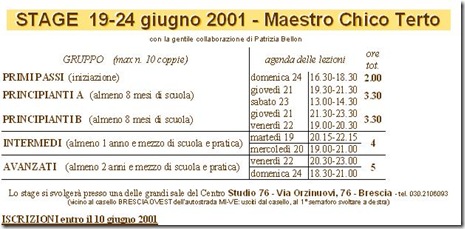 stage giu 2001
